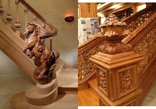 Kích thước và kiểu mẫu trụ cầu thang gỗ đẹp nhất 2019