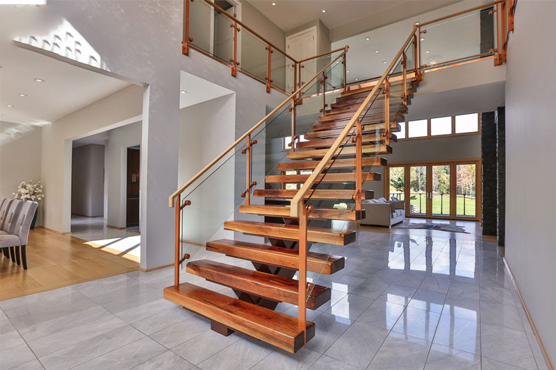 Tiêu chuẩn về chiều cao và kích thước tay vịn cầu thang gỗ